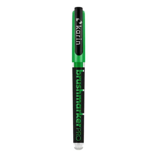 Karin brushmarker pro met dop van de kleur neon green (6111)