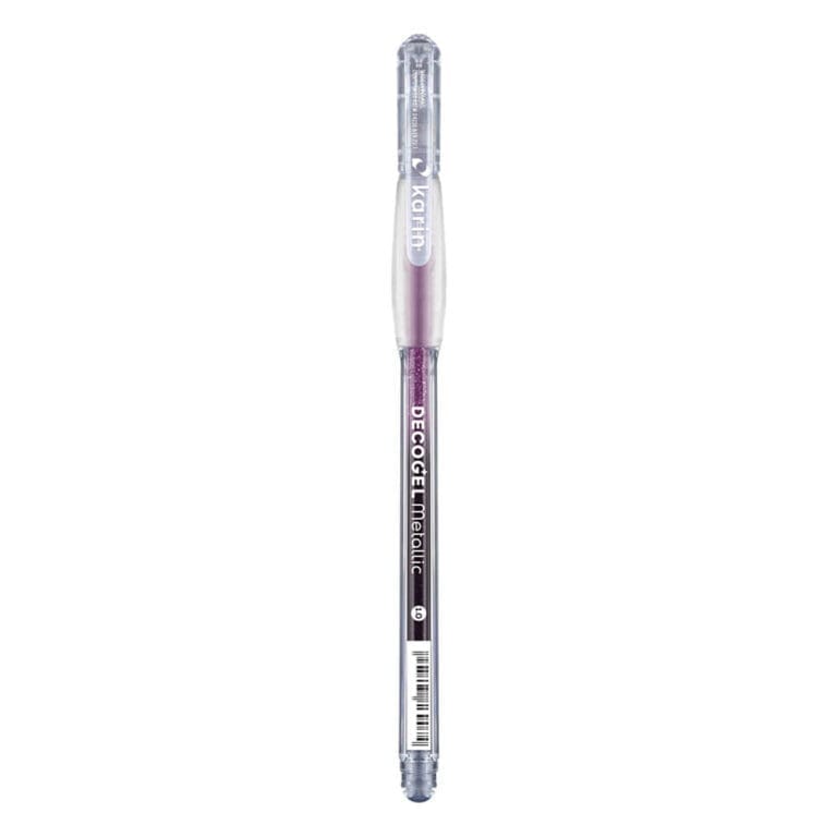 Karin decogel gelpen van de kleur metallic b. rose (312)