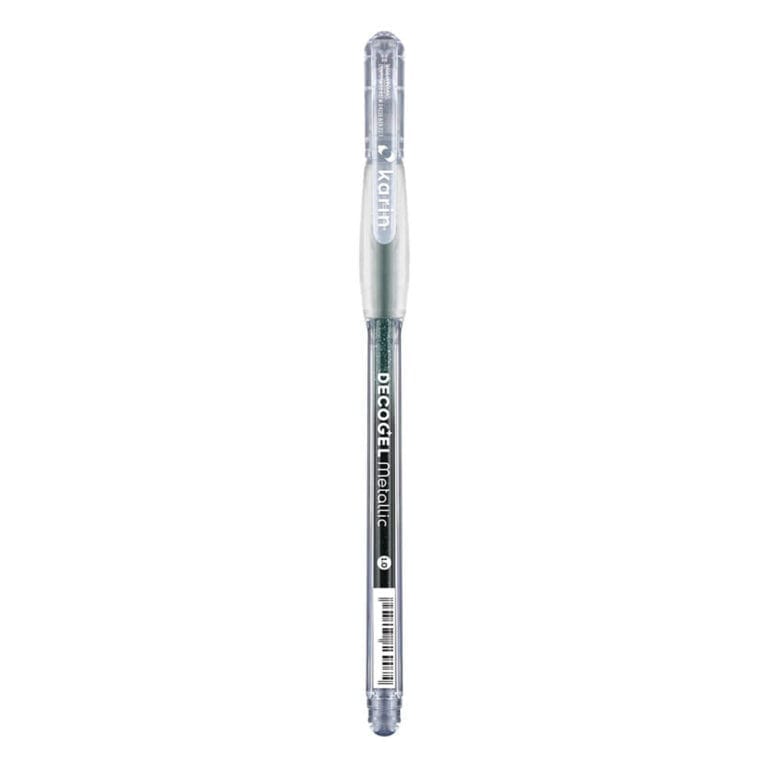 Karin decogel gelpen van de kleur metallic d. green (320)