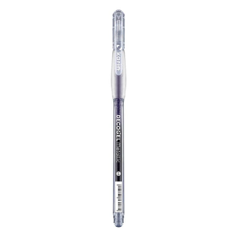 Karin decogel gelpen van de kleur metallic d. violet (315)