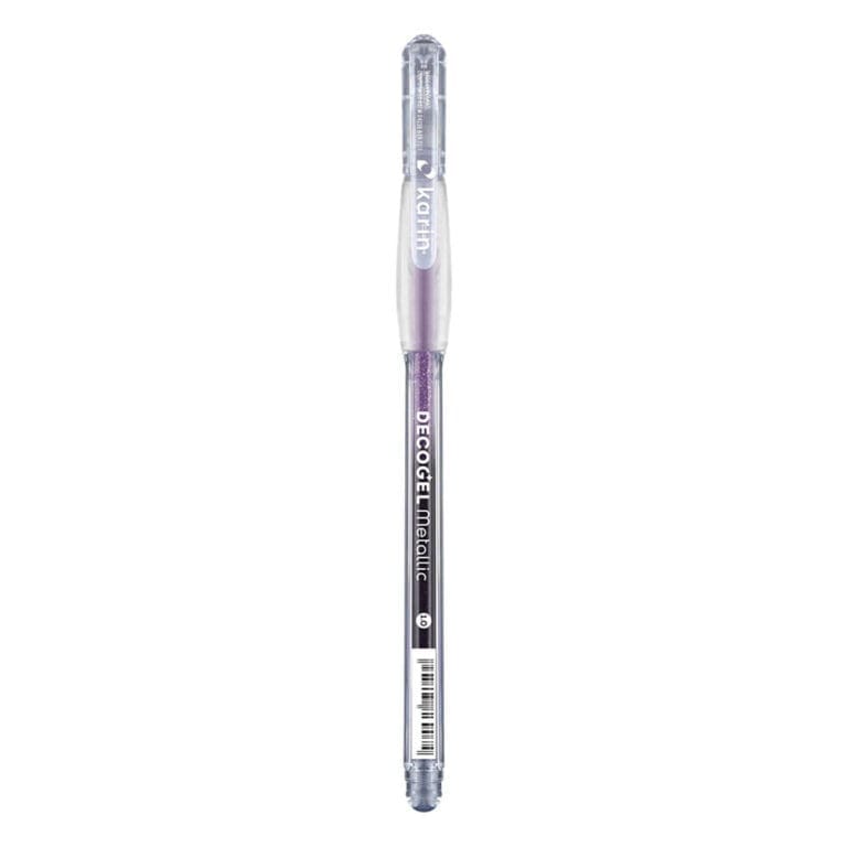 Karin decogel gelpen van de kleur metallic l. violet (313)