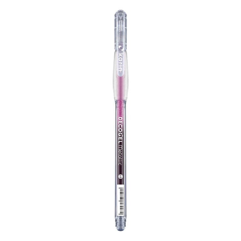Karin decogel gelpen van de kleur metallic pink (311)