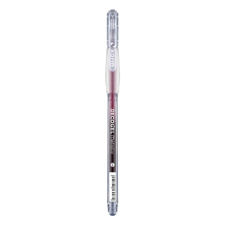 Karin decogel gelpen van de kleur metallic rose (310)