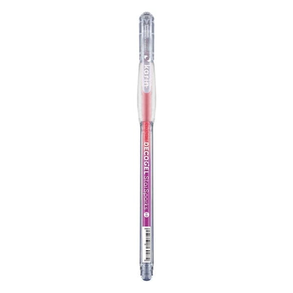Karin decogel gelpen van de kleur star sparks red (109)
