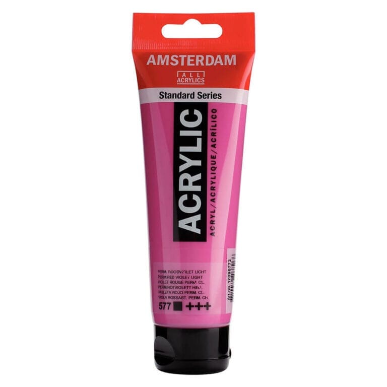 Tube Talens Amsterdam Acrylverf - Permanentroodviolet Licht (577)