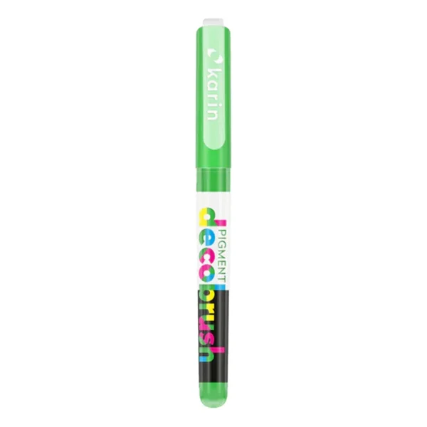 Karin pigment decobrush met dop van de kleur grass (361u)
