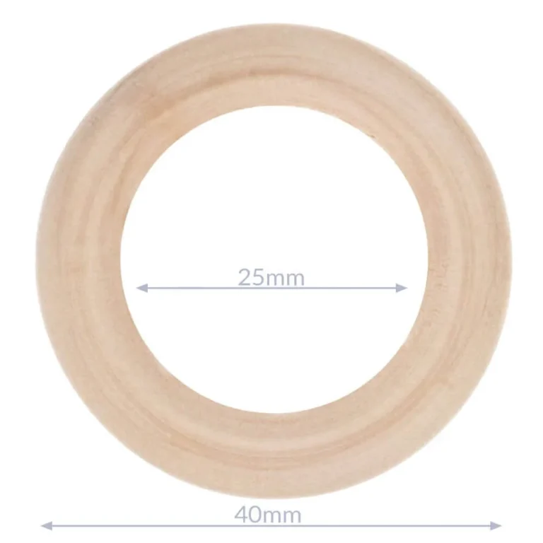 Houten ring 40mm