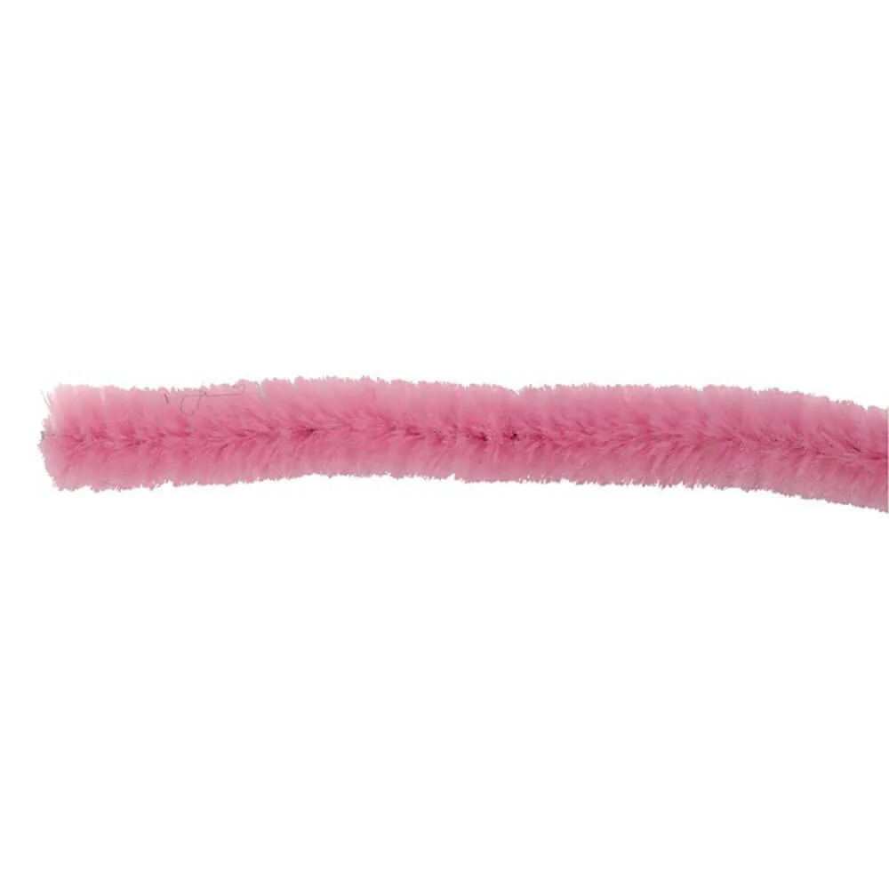 chenilledraad-9mm-roze-25-stuks
